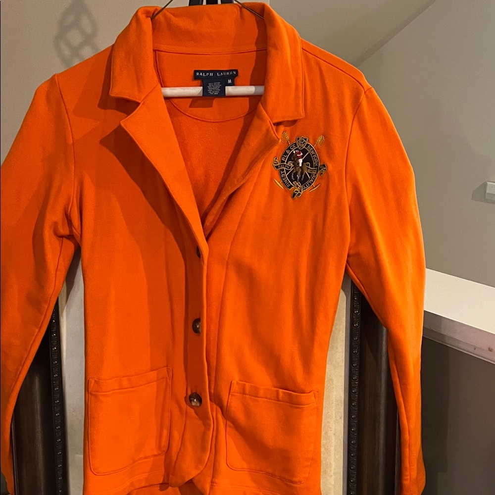 Ralph Lauren Vibrant Orange Blazer